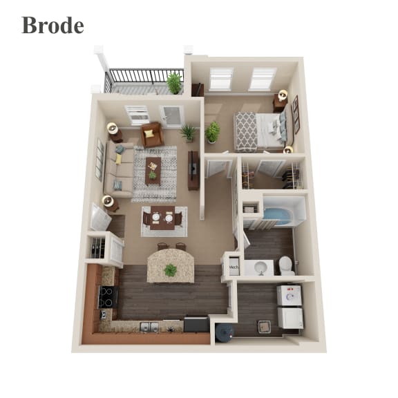 Floor Plans of Beulah Place Apartments in Grove City, OH